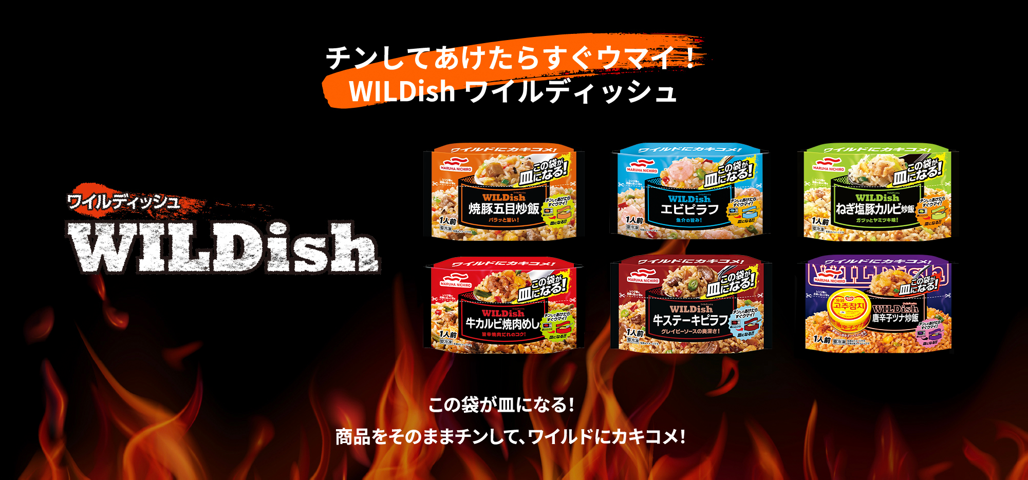 チンしてあけたらすぐウマイ!WILDishワイルディッシュ