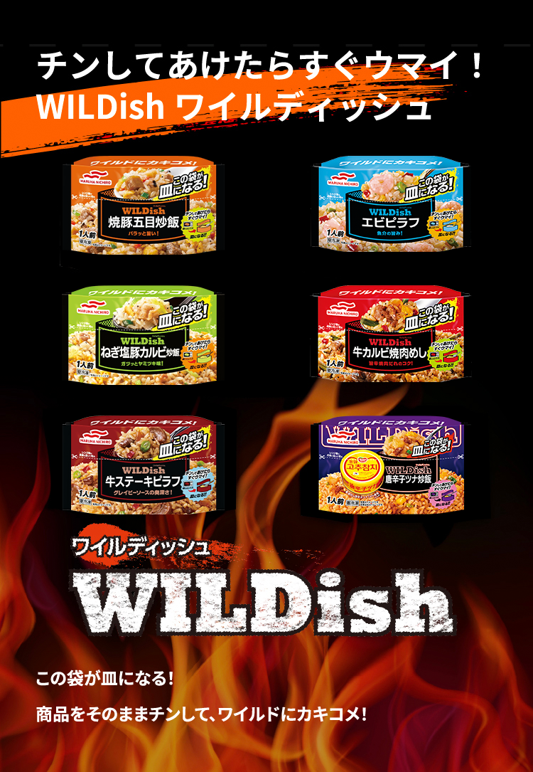 チンしてあけたらすぐウマイ!WILDishワイルディッシュ